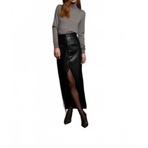 NONCHALANTLABEL
Kimberly Leather Skirt In Black